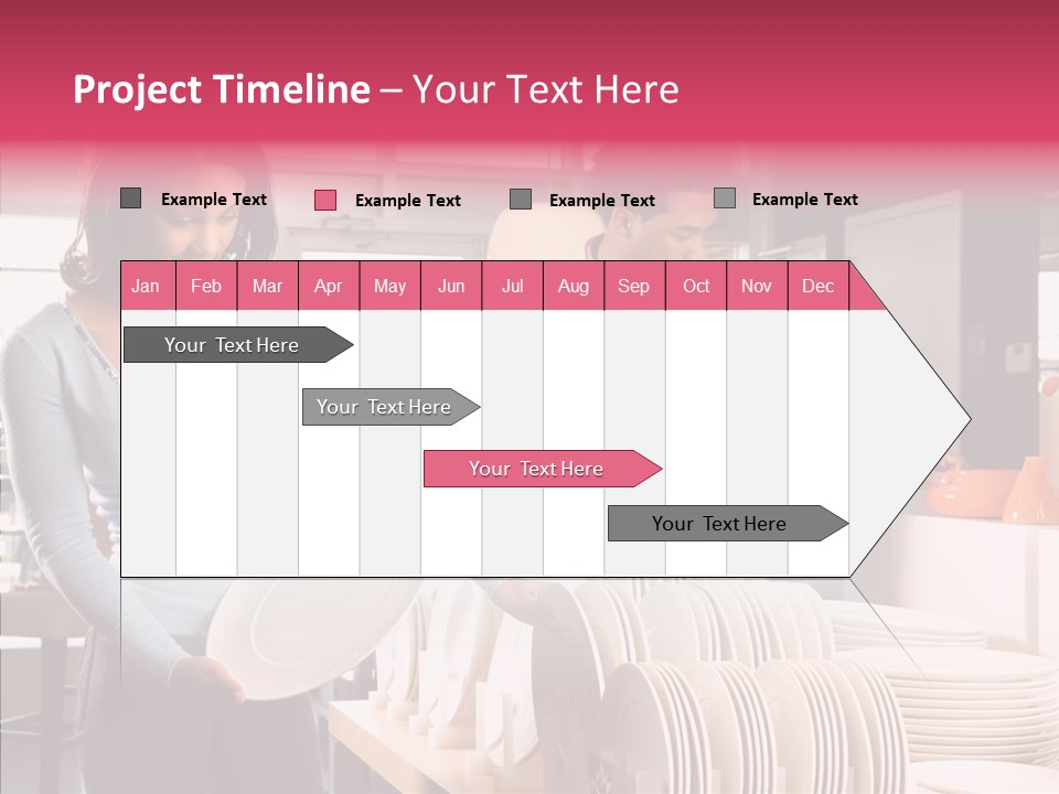 Color Dishes Couple PowerPoint Template