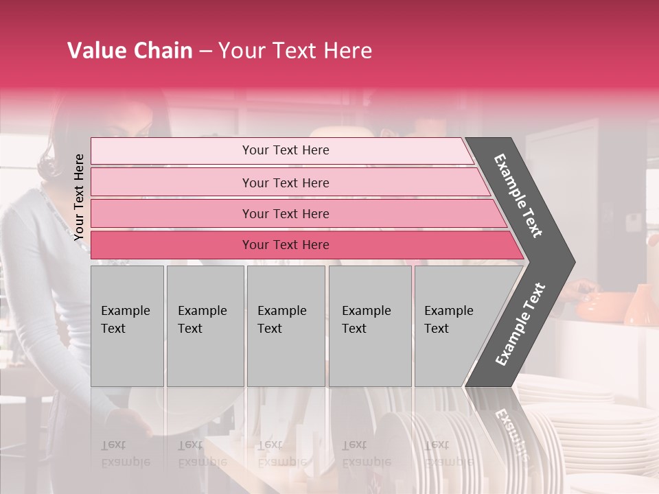 Color Dishes Couple PowerPoint Template