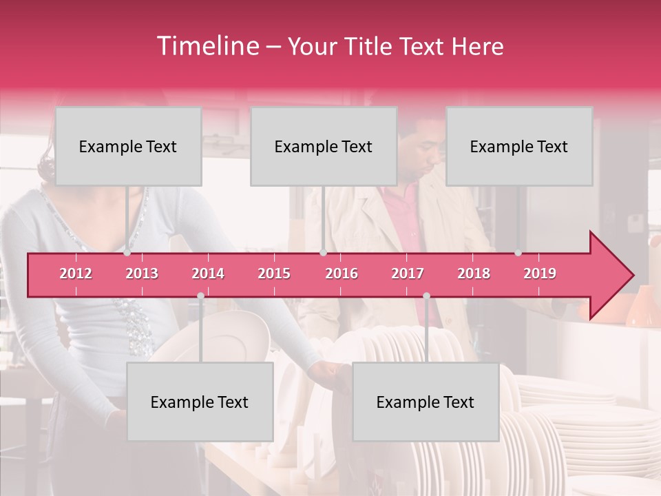 Color Dishes Couple PowerPoint Template