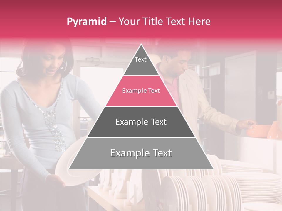 Color Dishes Couple PowerPoint Template