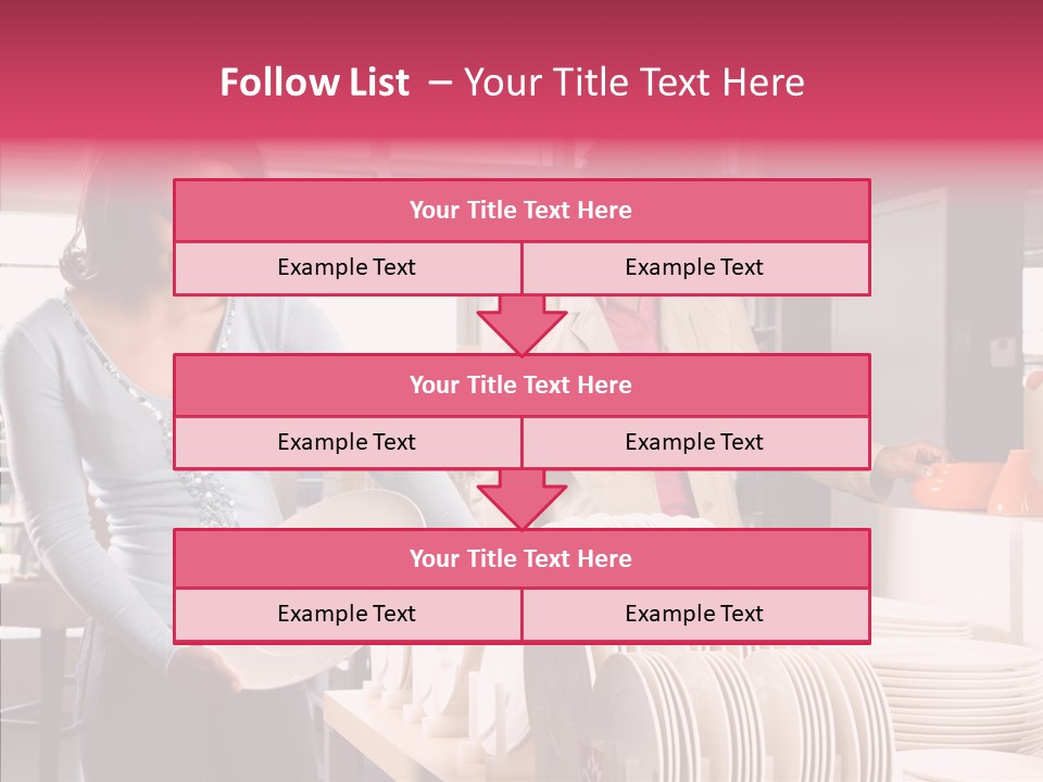 Color Dishes Couple PowerPoint Template