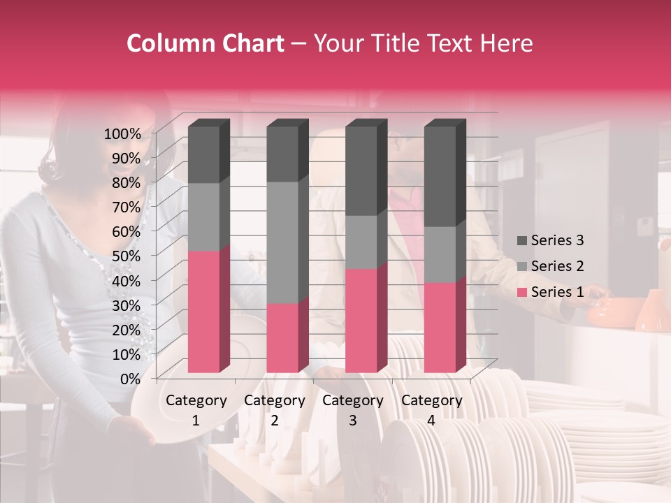 Color Dishes Couple PowerPoint Template