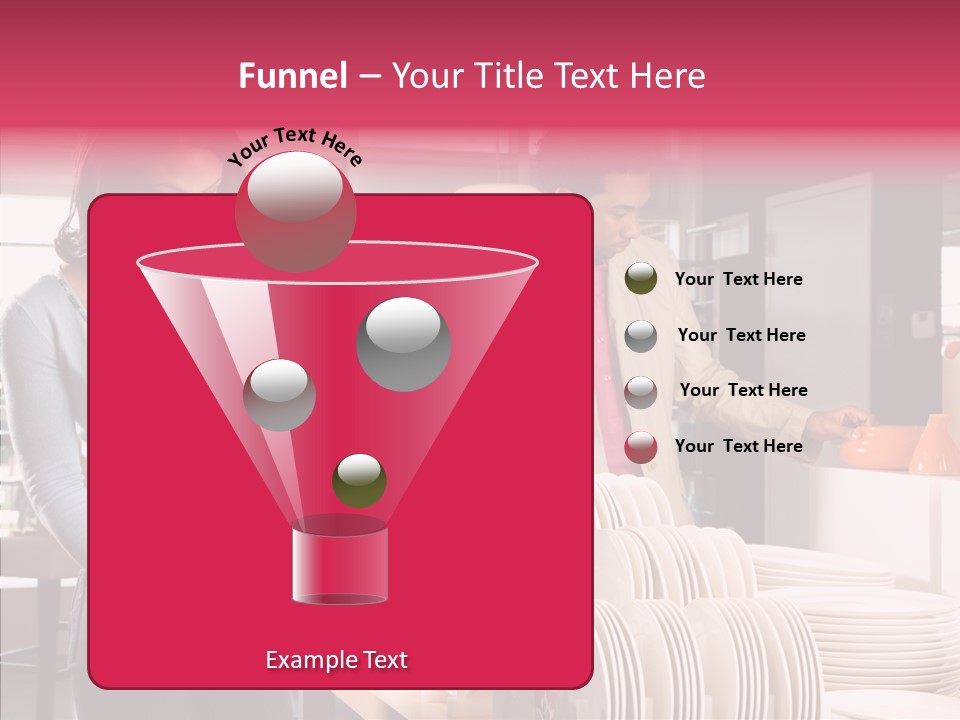 Color Dishes Couple PowerPoint Template