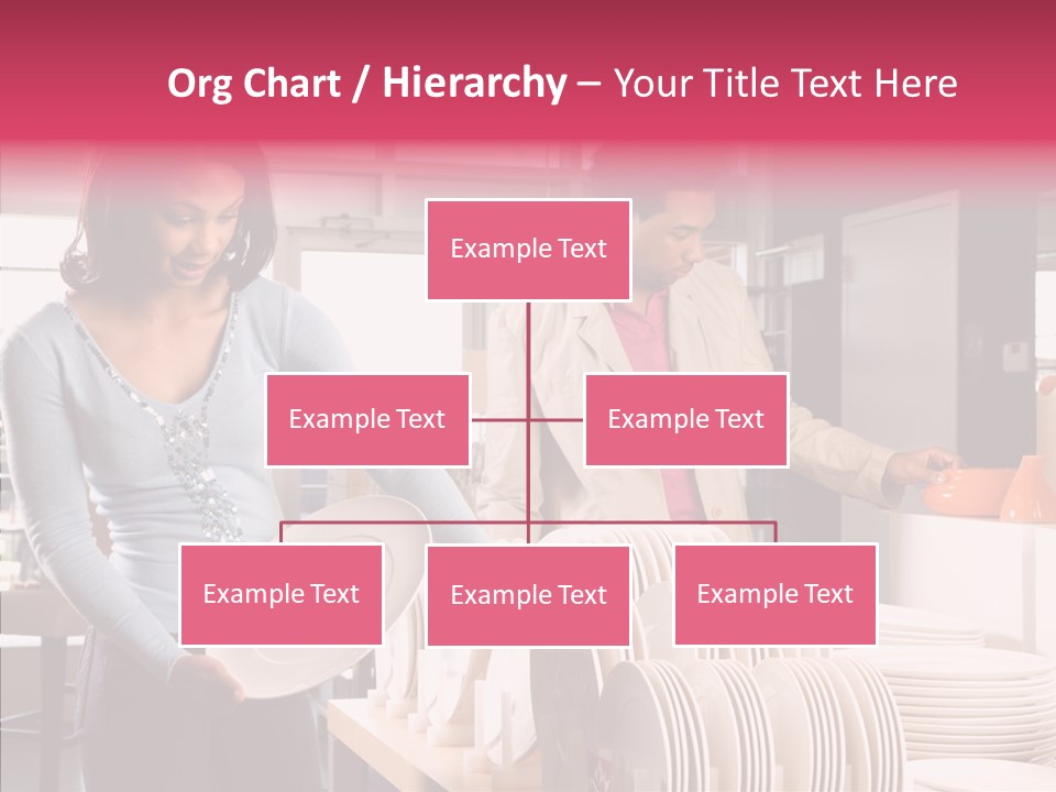 Color Dishes Couple PowerPoint Template