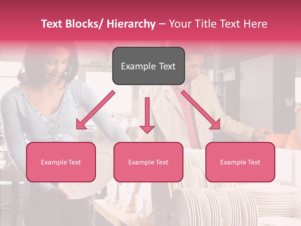 Color Dishes Couple PowerPoint Template
