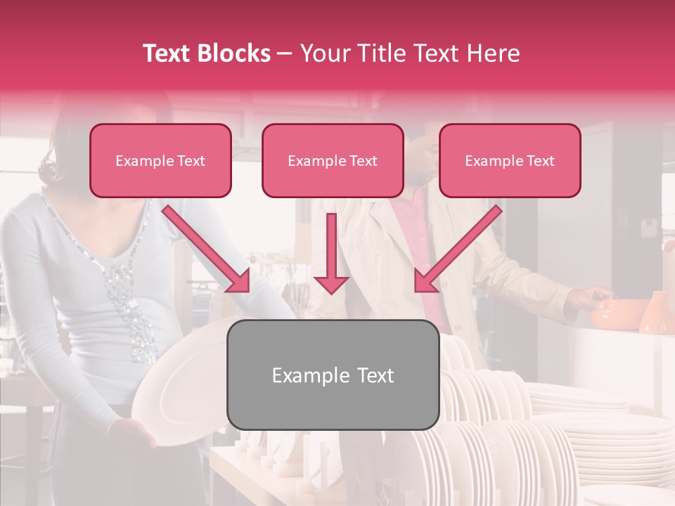 Color Dishes Couple PowerPoint Template
