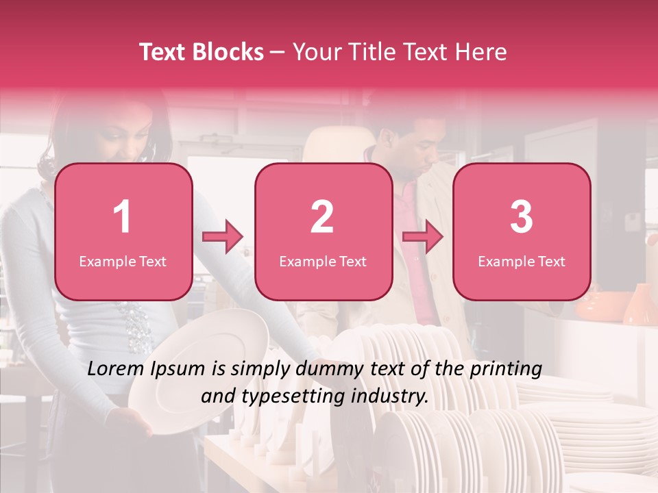 Color Dishes Couple PowerPoint Template