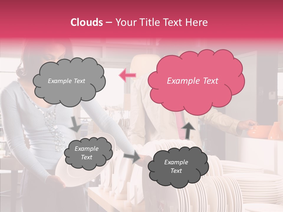 Color Dishes Couple PowerPoint Template