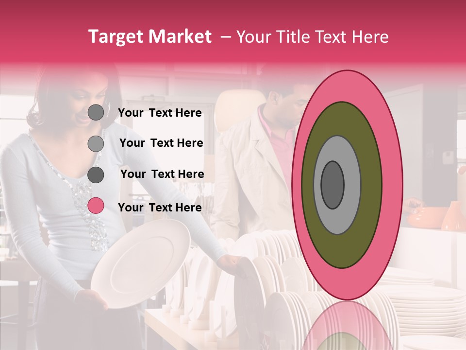 Color Dishes Couple PowerPoint Template