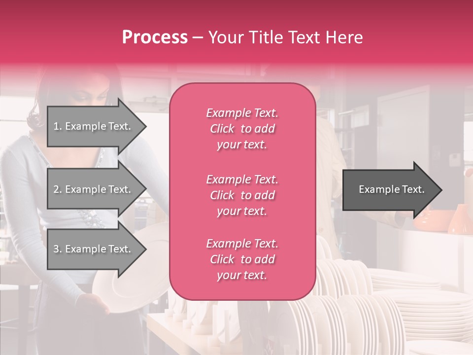Color Dishes Couple PowerPoint Template