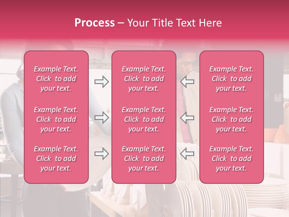 Color Dishes Couple PowerPoint Template