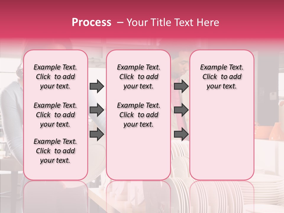 Color Dishes Couple PowerPoint Template