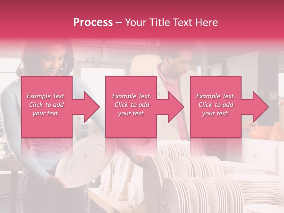 Color Dishes Couple PowerPoint Template