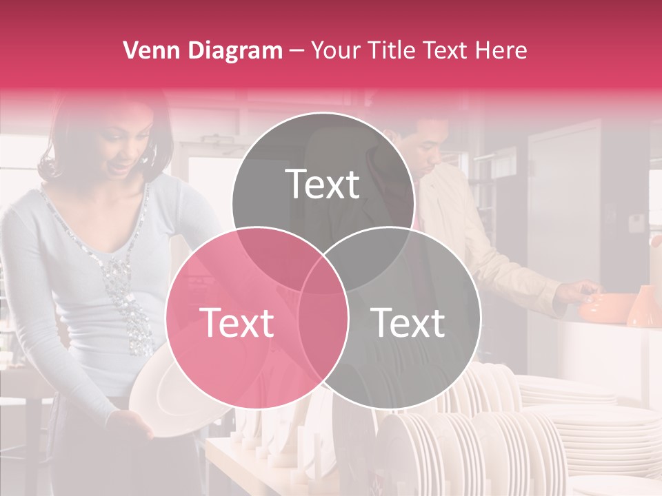 Color Dishes Couple PowerPoint Template