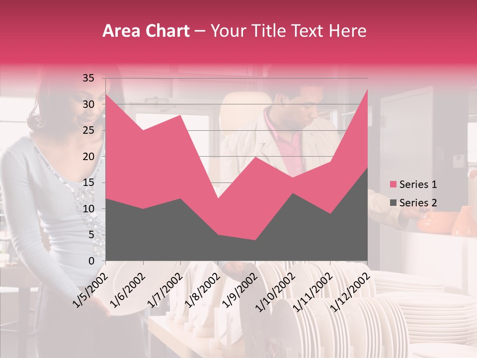 Color Dishes Couple PowerPoint Template