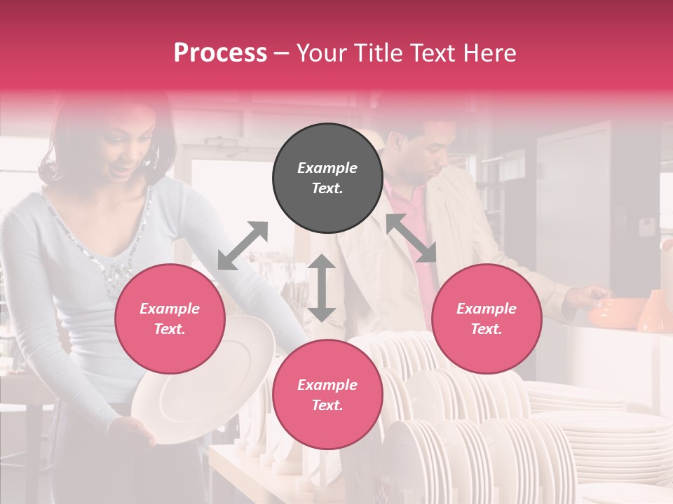 Color Dishes Couple PowerPoint Template