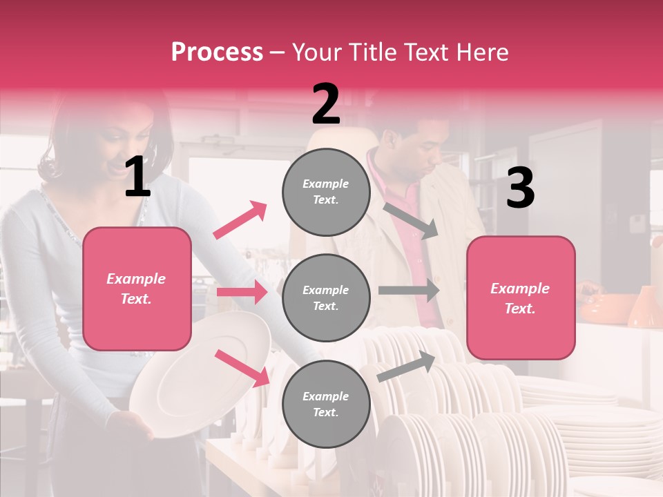 Color Dishes Couple PowerPoint Template