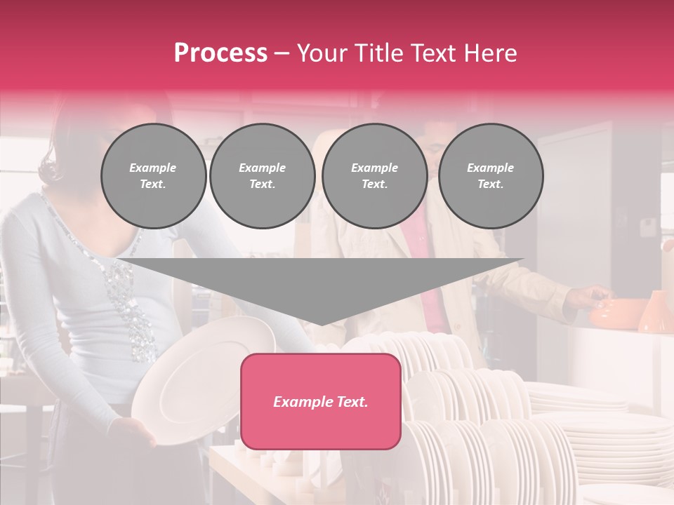 Color Dishes Couple PowerPoint Template