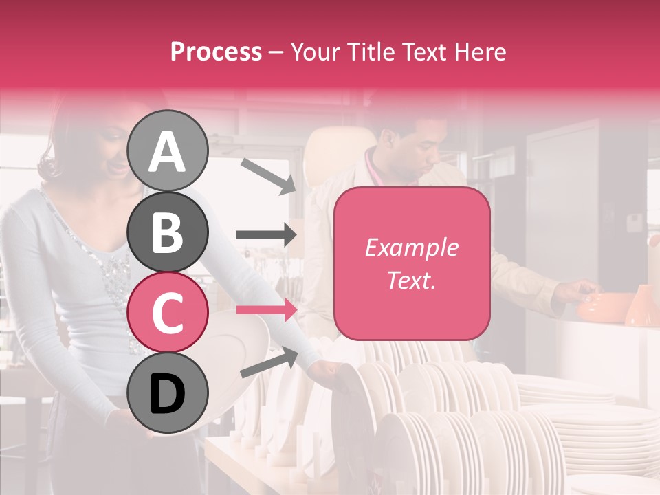 Color Dishes Couple PowerPoint Template