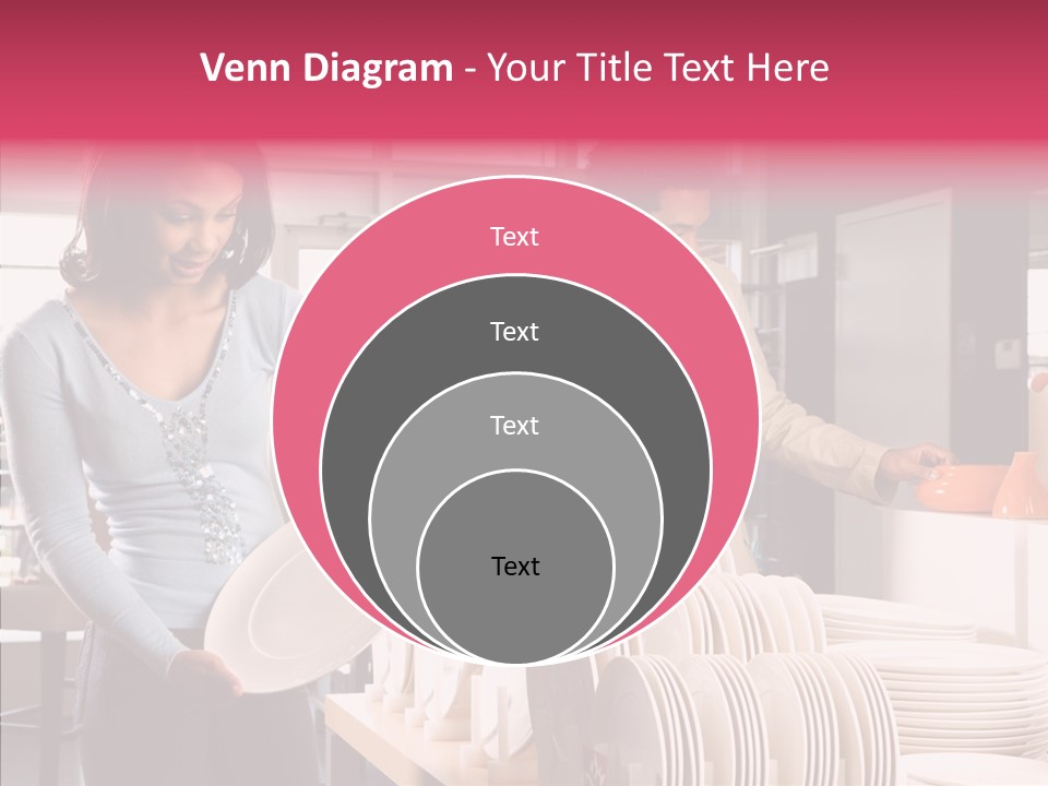 Color Dishes Couple PowerPoint Template