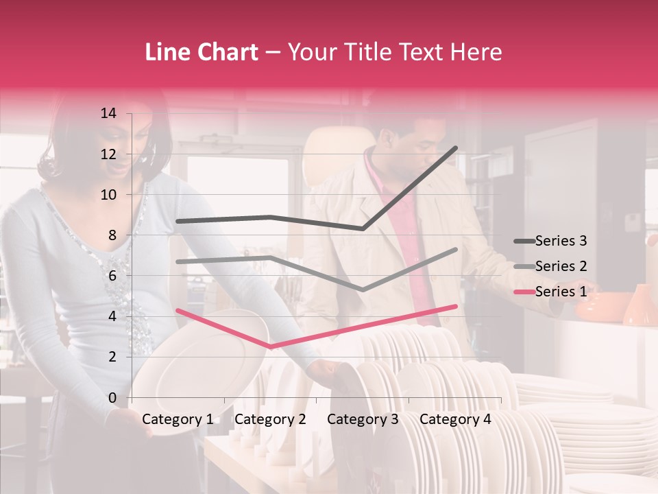 Color Dishes Couple PowerPoint Template