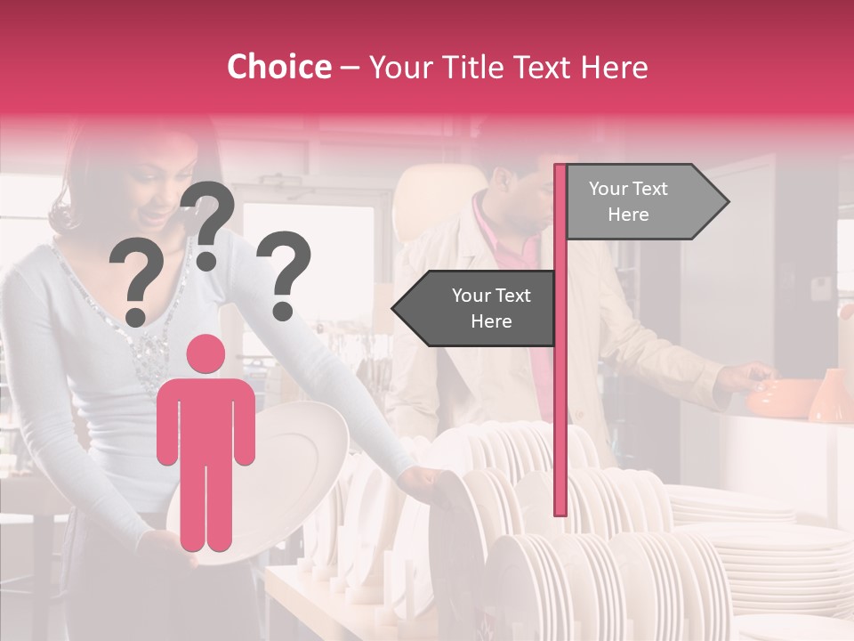 Color Dishes Couple PowerPoint Template