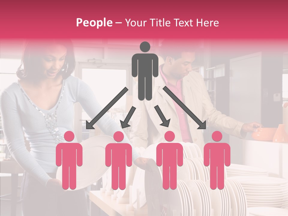 Color Dishes Couple PowerPoint Template