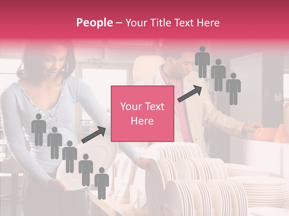 Color Dishes Couple PowerPoint Template