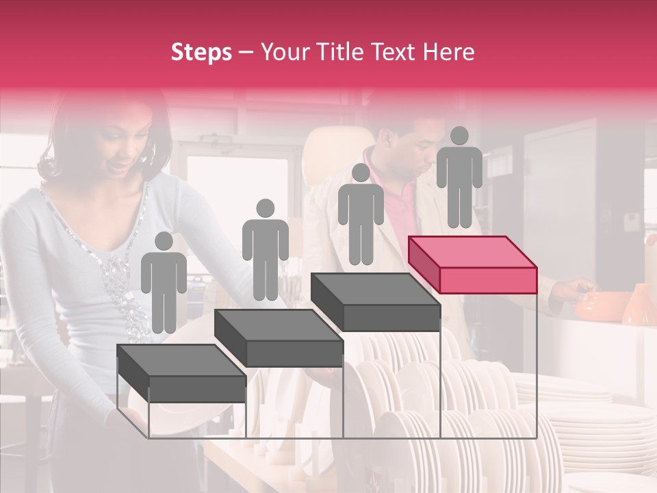 Color Dishes Couple PowerPoint Template