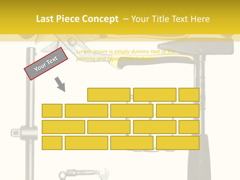 Repairing Door Malleus PowerPoint Template