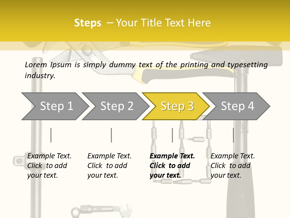 Repairing Door Malleus PowerPoint Template