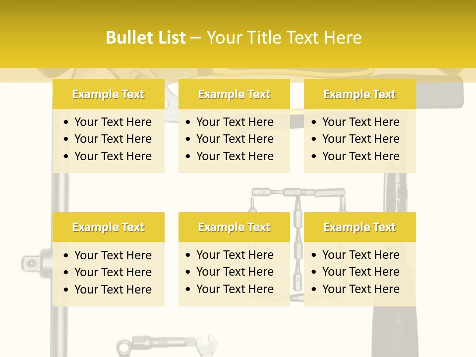 Repairing Door Malleus PowerPoint Template