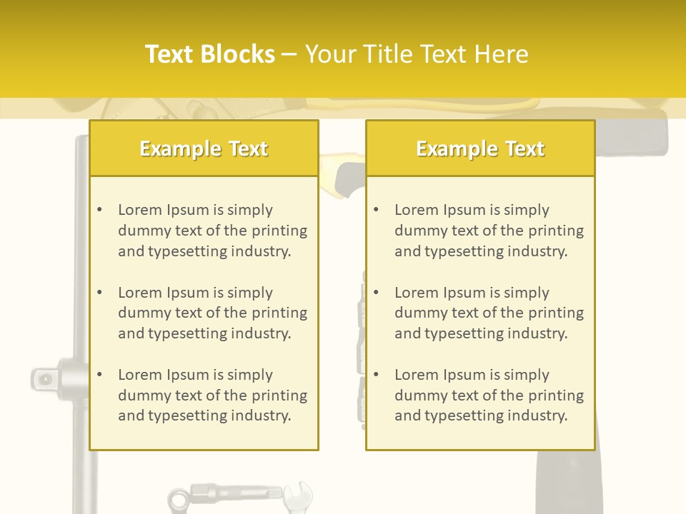 Repairing Door Malleus PowerPoint Template