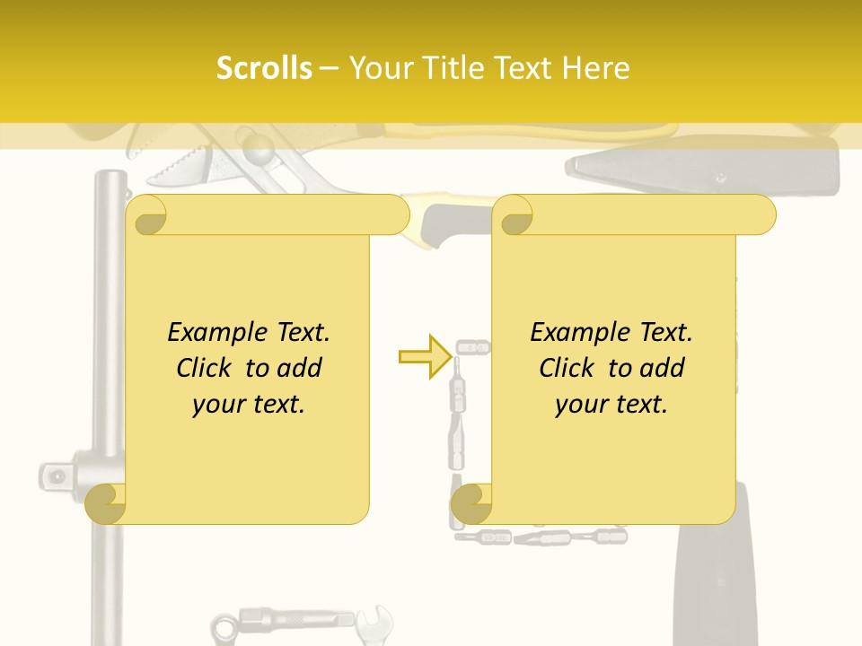 Repairing Door Malleus PowerPoint Template