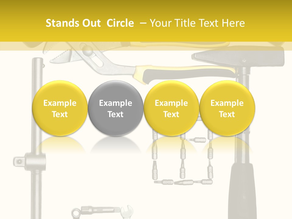 Repairing Door Malleus PowerPoint Template