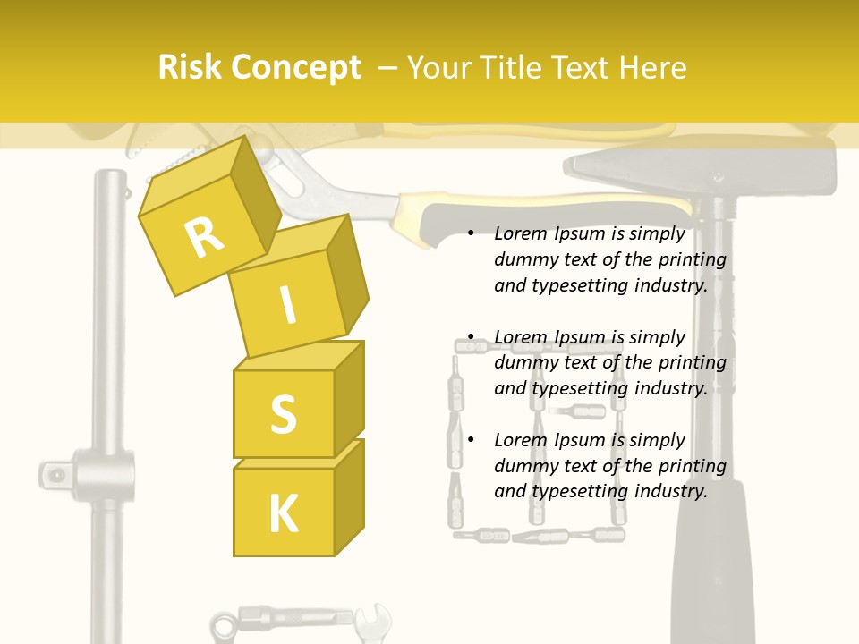 Repairing Door Malleus PowerPoint Template