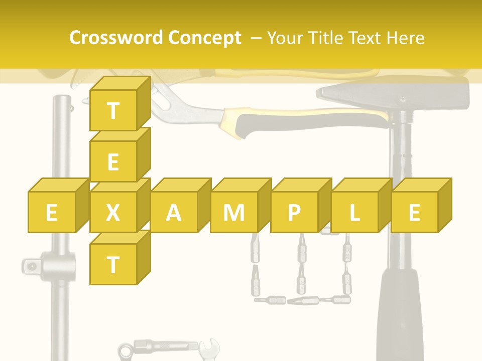 Repairing Door Malleus PowerPoint Template