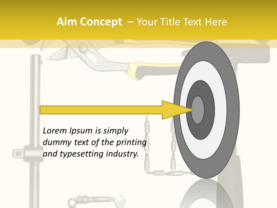Repairing Door Malleus PowerPoint Template