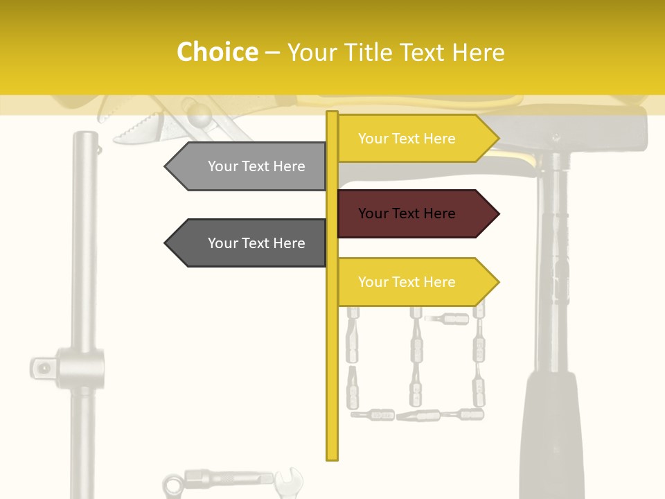 Repairing Door Malleus PowerPoint Template
