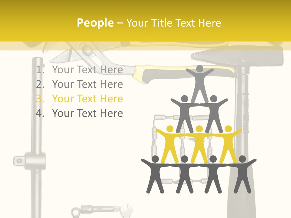 Repairing Door Malleus PowerPoint Template