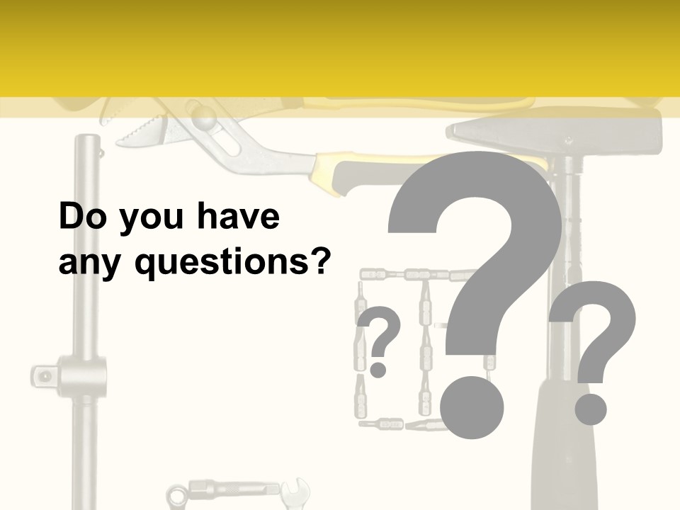 Repairing Door Malleus PowerPoint Template