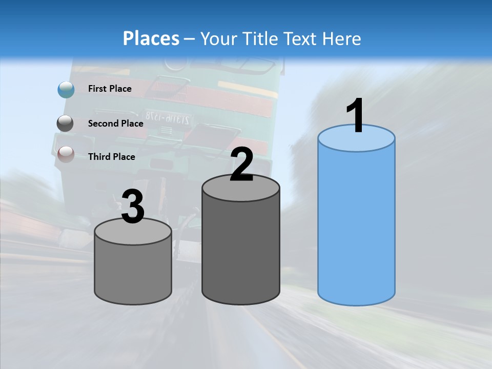 Motion Train Ukraine PowerPoint Template