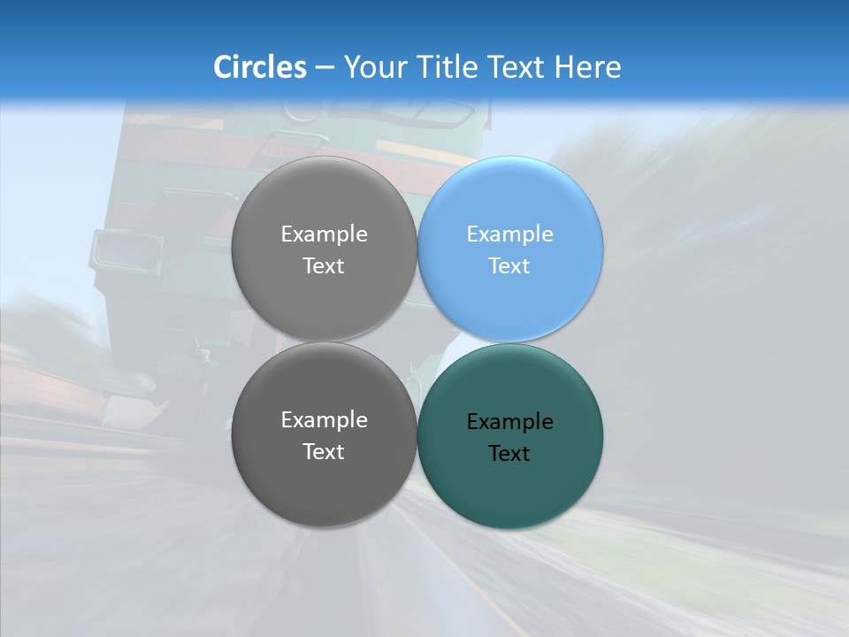 Motion Train Ukraine PowerPoint Template