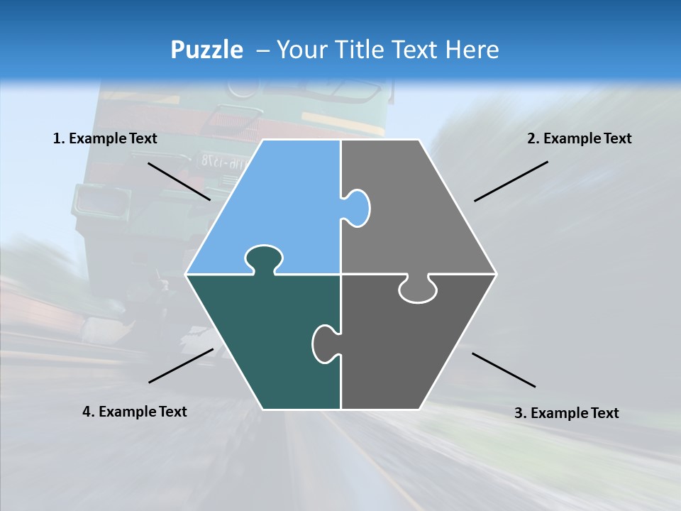 Motion Train Ukraine PowerPoint Template