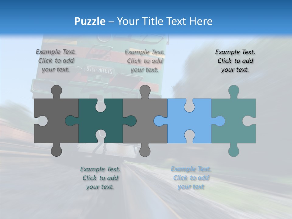 Motion Train Ukraine PowerPoint Template