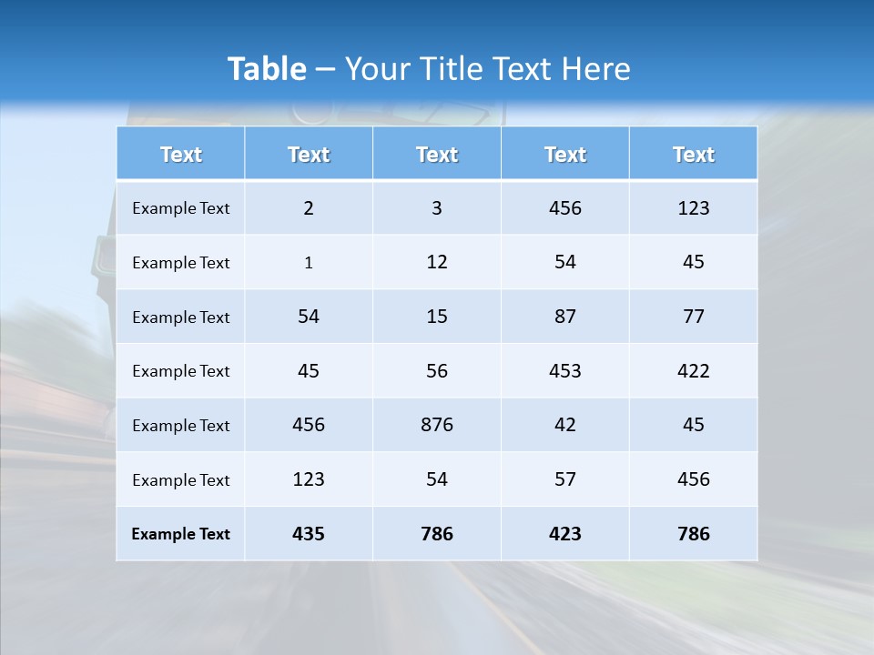 Motion Train Ukraine PowerPoint Template