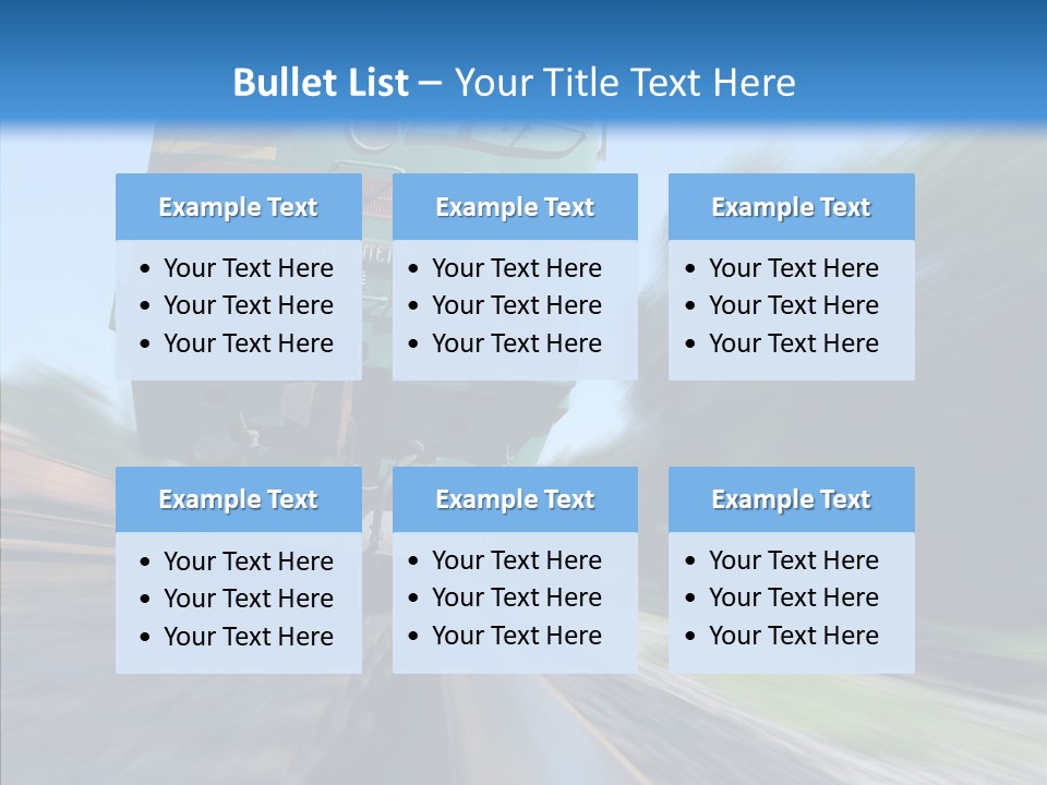 Motion Train Ukraine PowerPoint Template