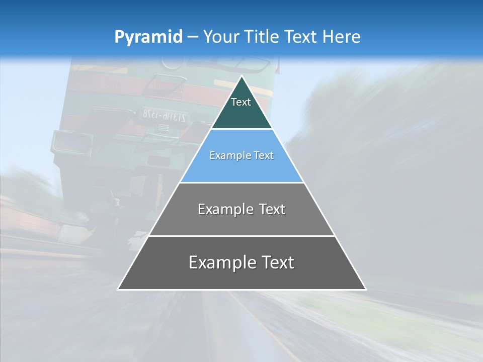 Motion Train Ukraine PowerPoint Template