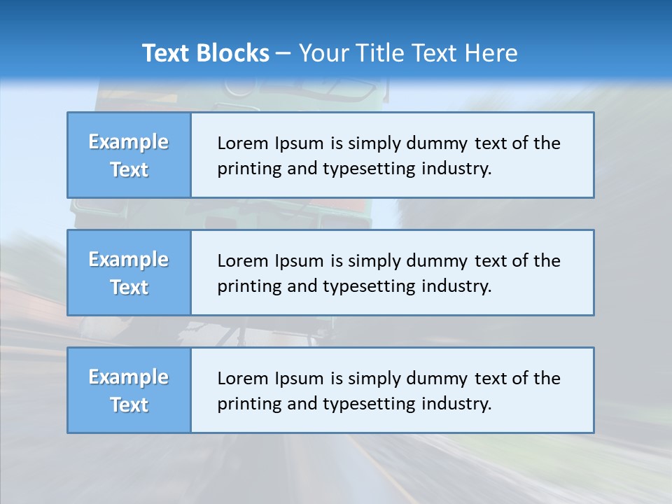 Motion Train Ukraine PowerPoint Template