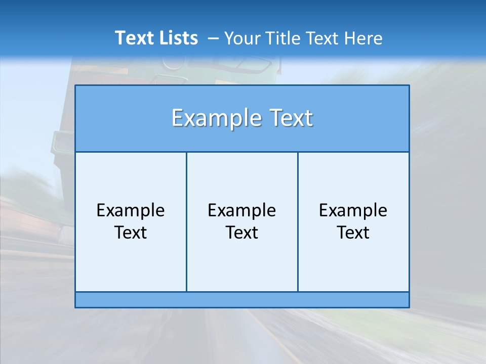 Motion Train Ukraine PowerPoint Template